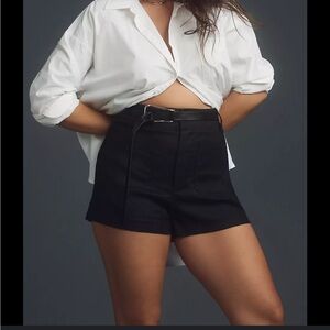 Anthropologie THE COLETTE SHORTS BY MAEVE: LINEN EDITION NWT